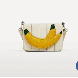 Zara  Mini Banana Crossbody Bag
